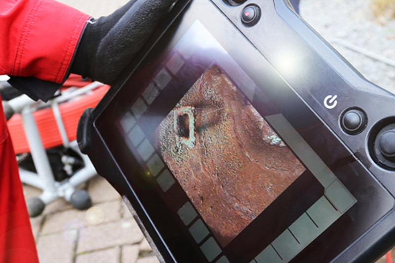 Schedule a Sewer Line Inspection for Your Home. Sewer inspection with camera.